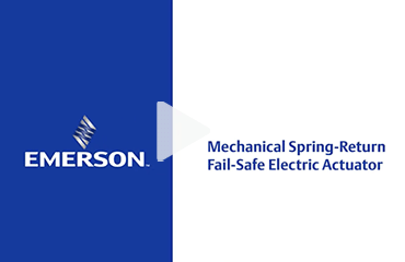 Mechanical Spring-Return Fail-Safe Electric Actuator
